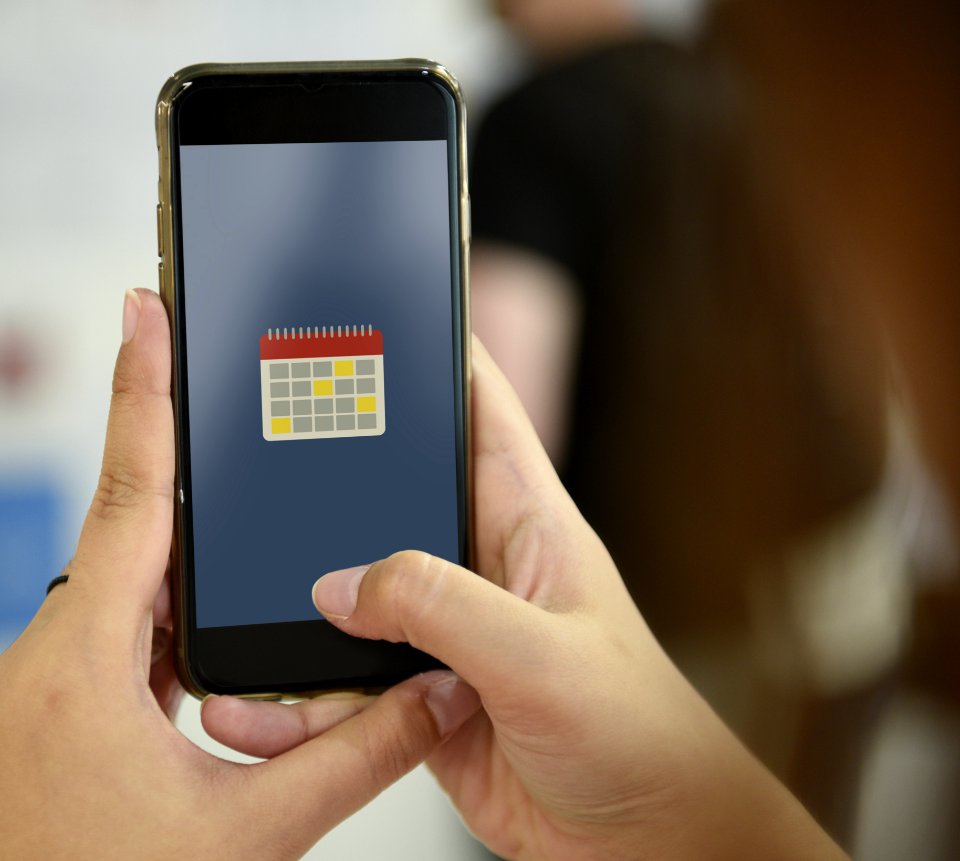 Photo Of IPhone Showing Calendar Logo