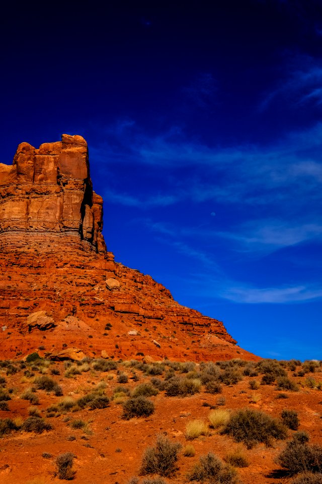 Brown Rock Formation At Daytime
