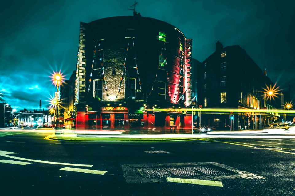 Building During Night photo