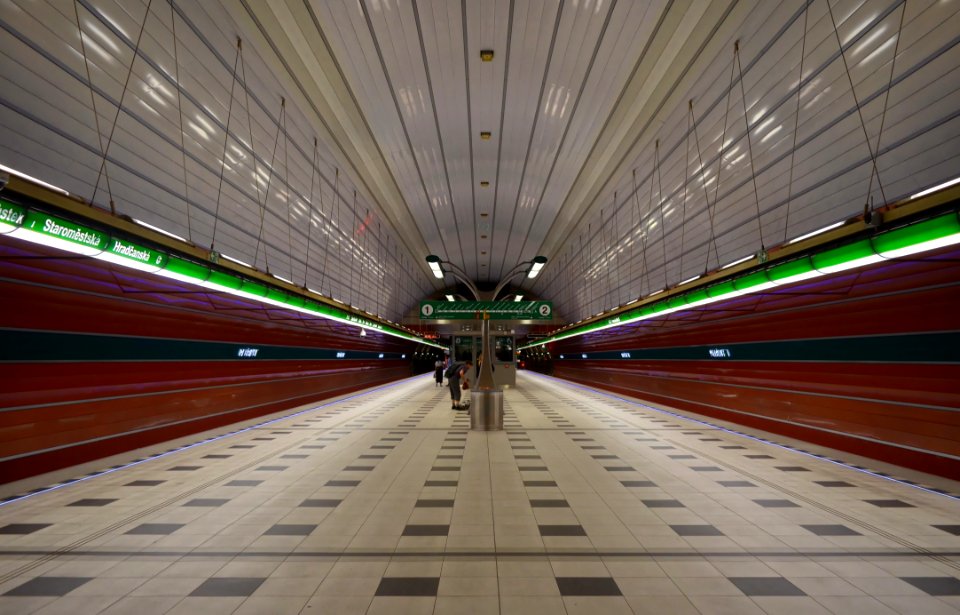 Empty Train Station