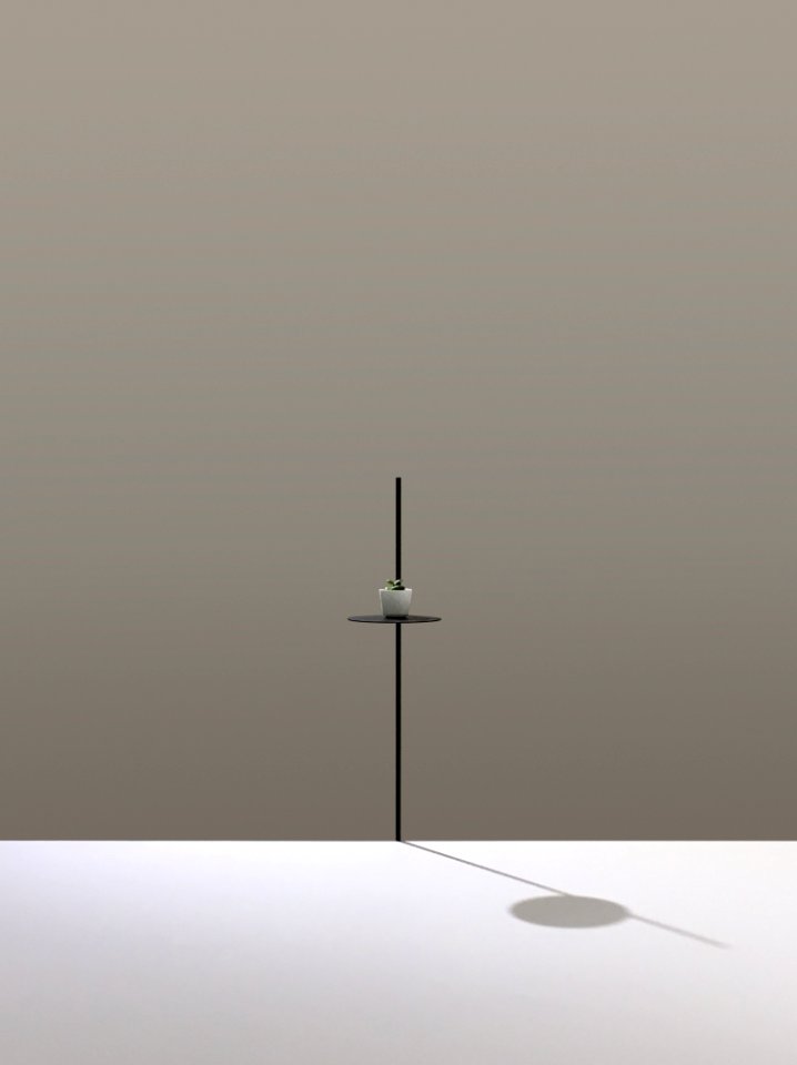 Black Metal Candle Stand