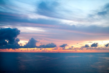 Photo Of Sea And Blue Sky photo
