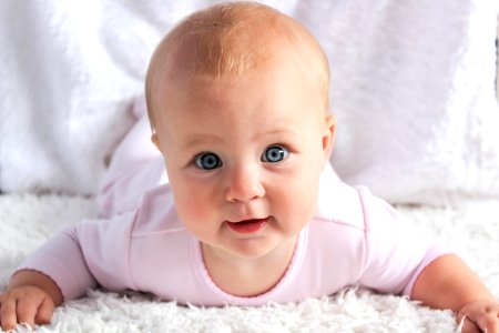 Infant Child Skin Cheek photo
