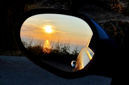 Reflection Automotive Mirror Mode Of Transport Rear View Mirror photo