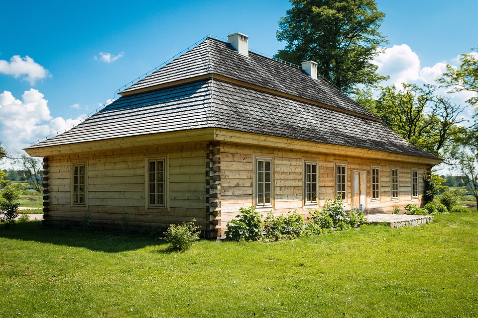 Wooden cottage old cottage poland