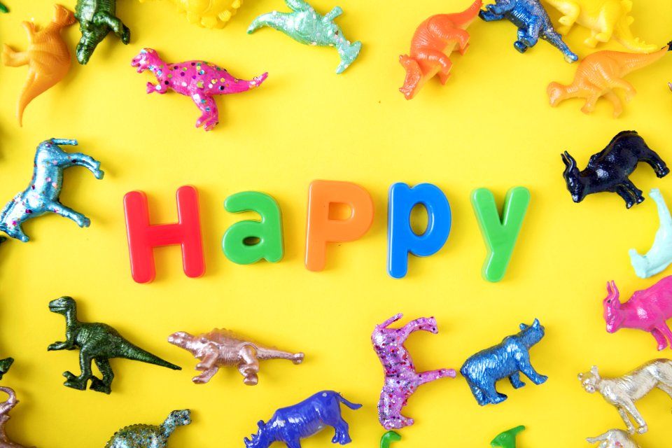 Yellow Toy Organism Font