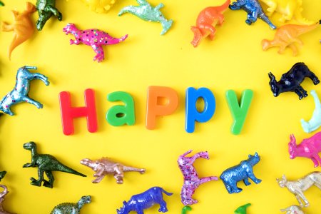 Yellow Toy Organism Font