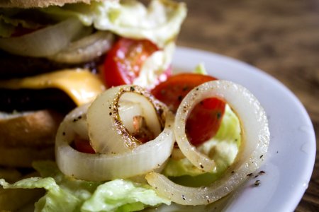 Cooked Food And White Plate