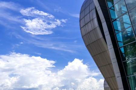 High-rise Building Under Blue Sky And White Clouds