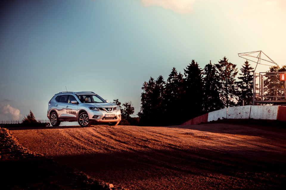 Grey Sport Utility Vehicle