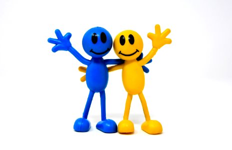 Yellow Smiley Happiness Material