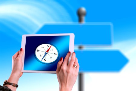 Blue Product Design Communication Online Advertising