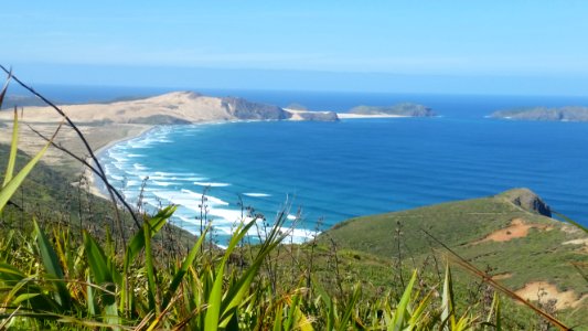 Seashore Near On Mountains