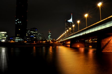 Bridge With Street Lights photo