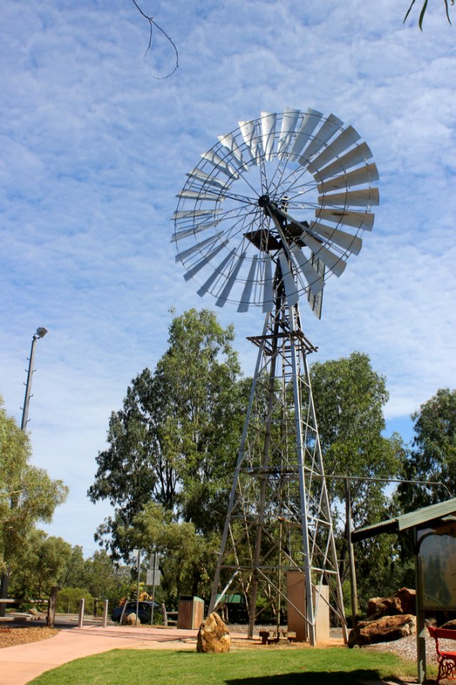 Vintage White Windmill