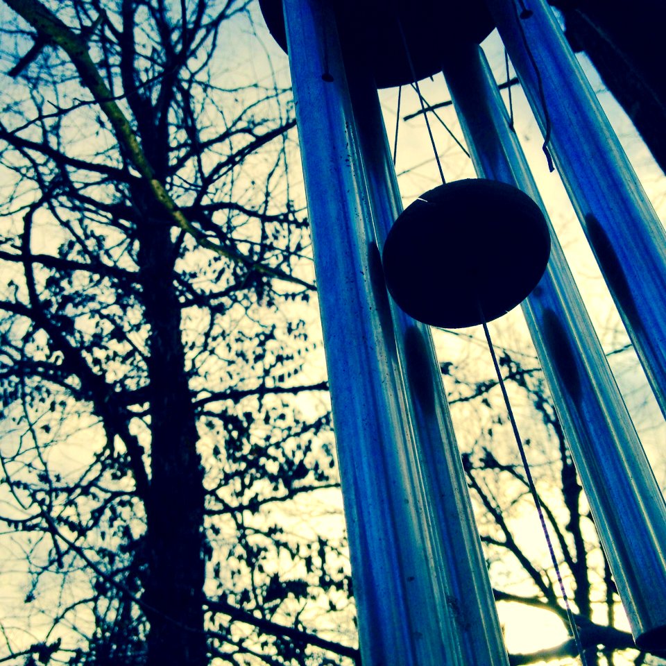 Gray Metal Wind Chimes