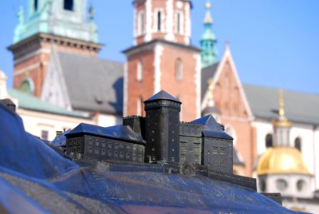 Black Building Miniature