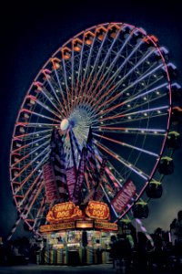 Ferriswheel At Night