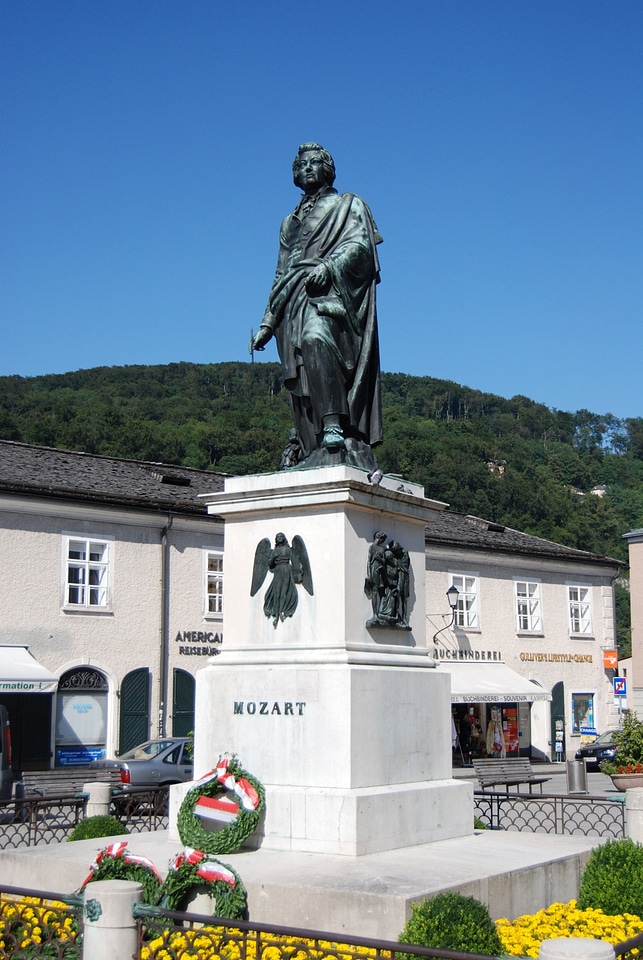 Salzburg austria statue