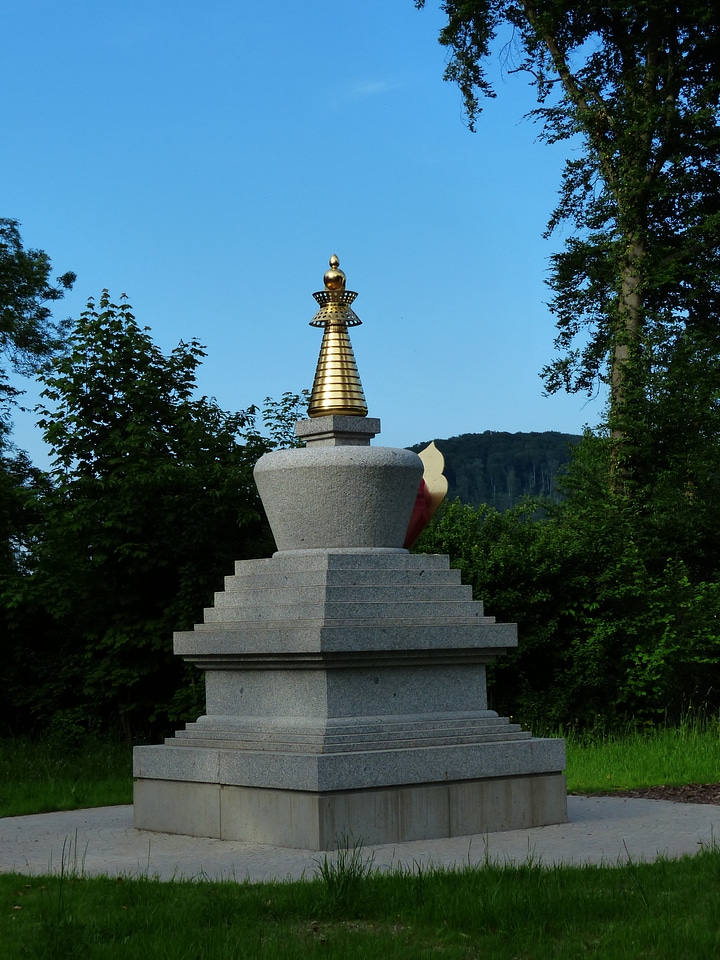 Symbol buddha gilded photo