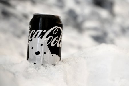 Coca-cola On Snow photo