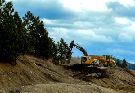Yellow Excavator