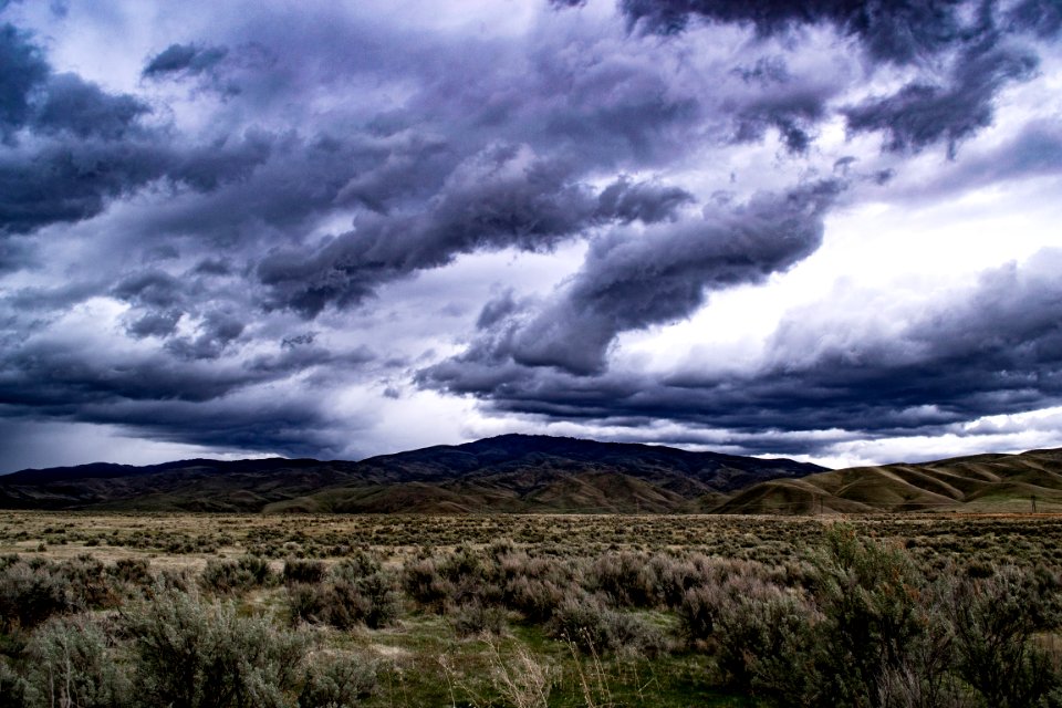 Mountains Under Cloudy Sky