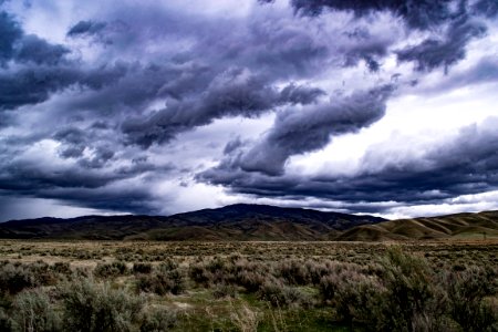 Mountains Under Cloudy Sky photo