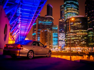 Car And Buildings