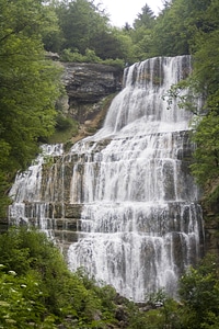 Hérisson waterfalls nature
