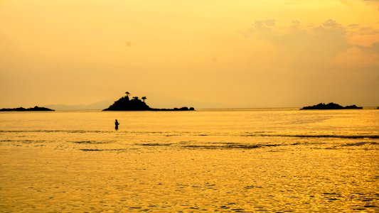 Ocean During Golden Hour photo