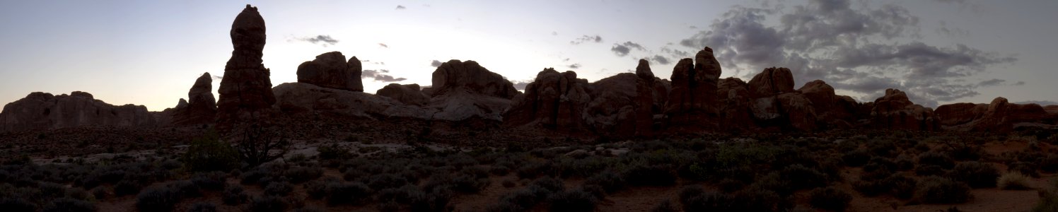 Panoramic Photo Of Rock Formations