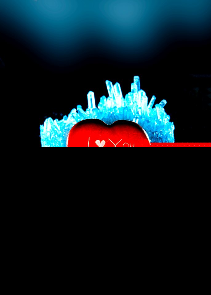 Red Heart-shaped Decor