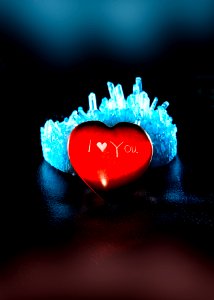 Red Heart-shaped Decor
