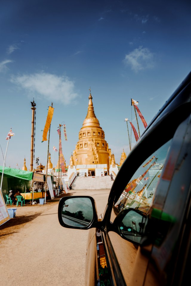 Brown Hindu Temple Under Blue Sky