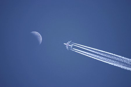 White Plane On The Sky photo