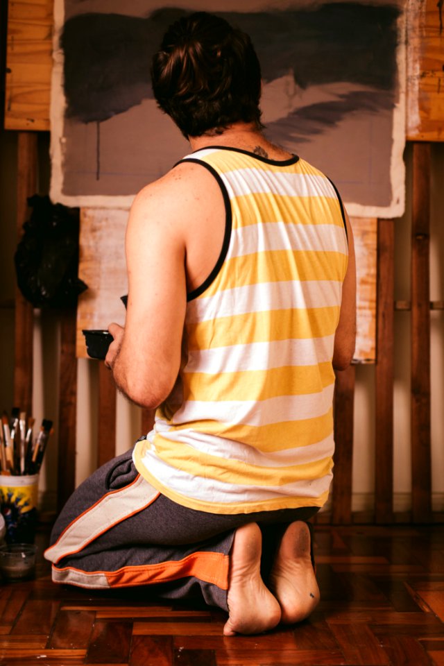 Man Painting