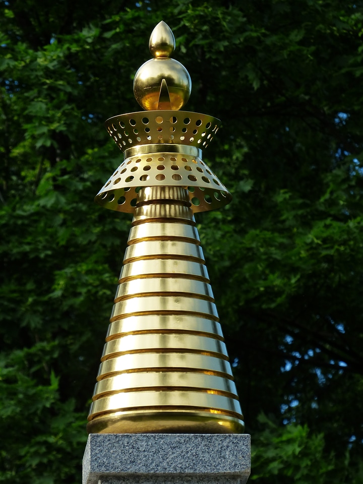 Symbol buddha gilded photo