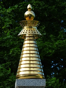 Symbol buddha gilded photo
