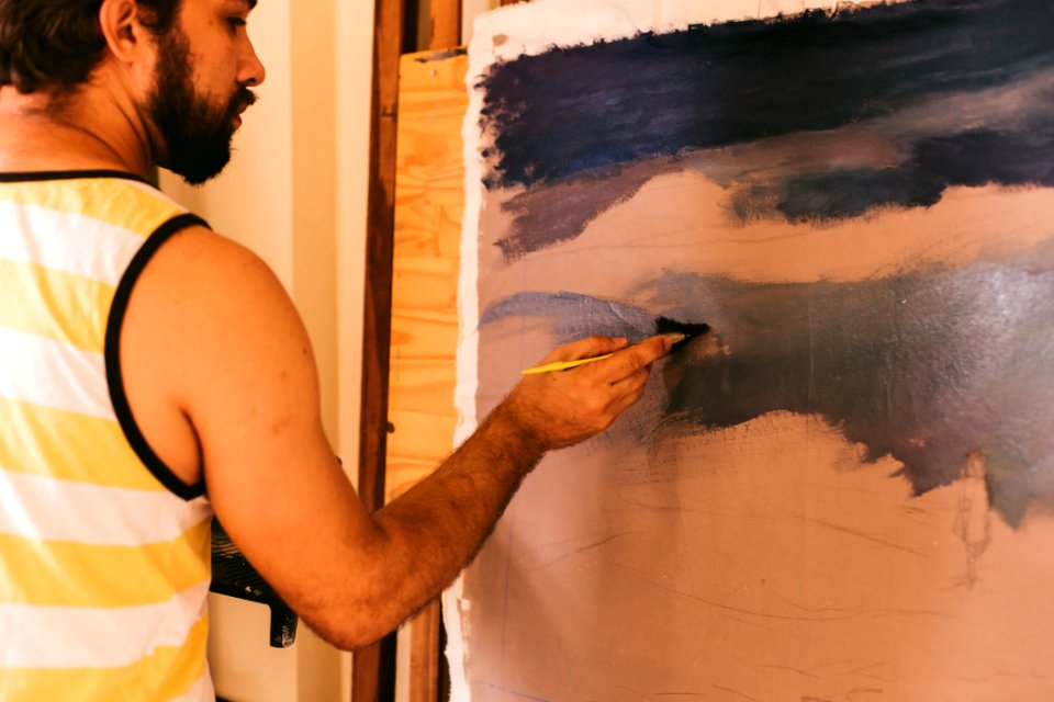 Man Painting