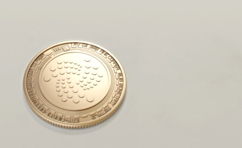 Round Gold-colored Coin photo