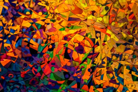 Colourful Abstract Painting photo