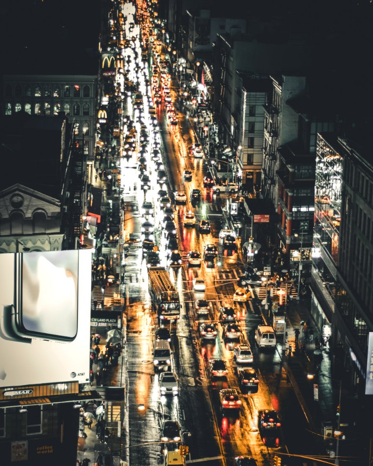 Birds Eye View Of Roadway