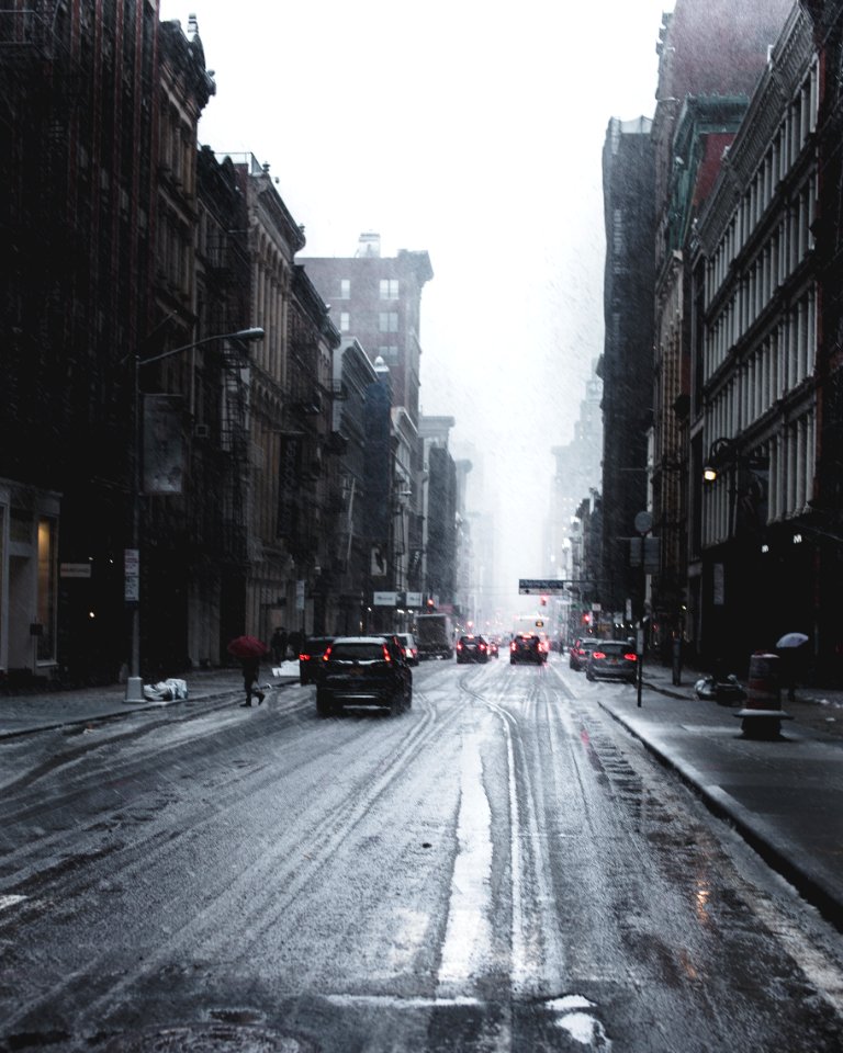 Photography Of Wet Roadway photo