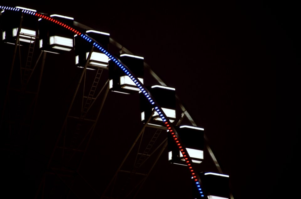 Photography Of Ferris Wheel At Night
