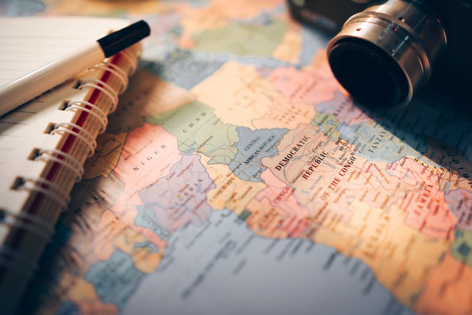 Selective Focus Photography Of World Map