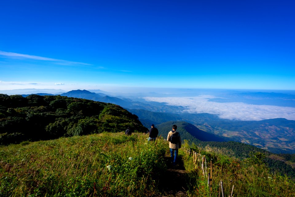 Two People On Mountain