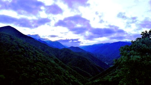 Panoramic Photo Of Mountains