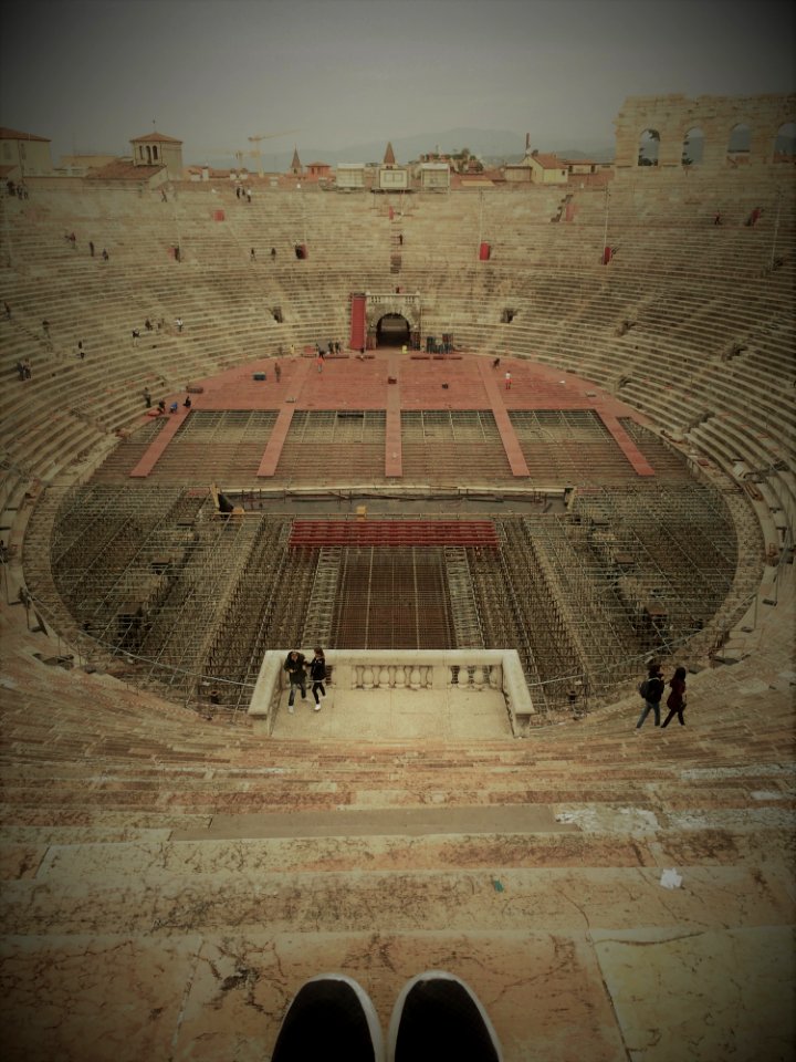 People Walking On Stadium