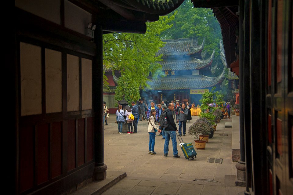 Photo Of People Near Temple
